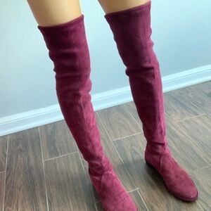 Stuart Weitzman Lowland Suede Over-the-Knee Boot